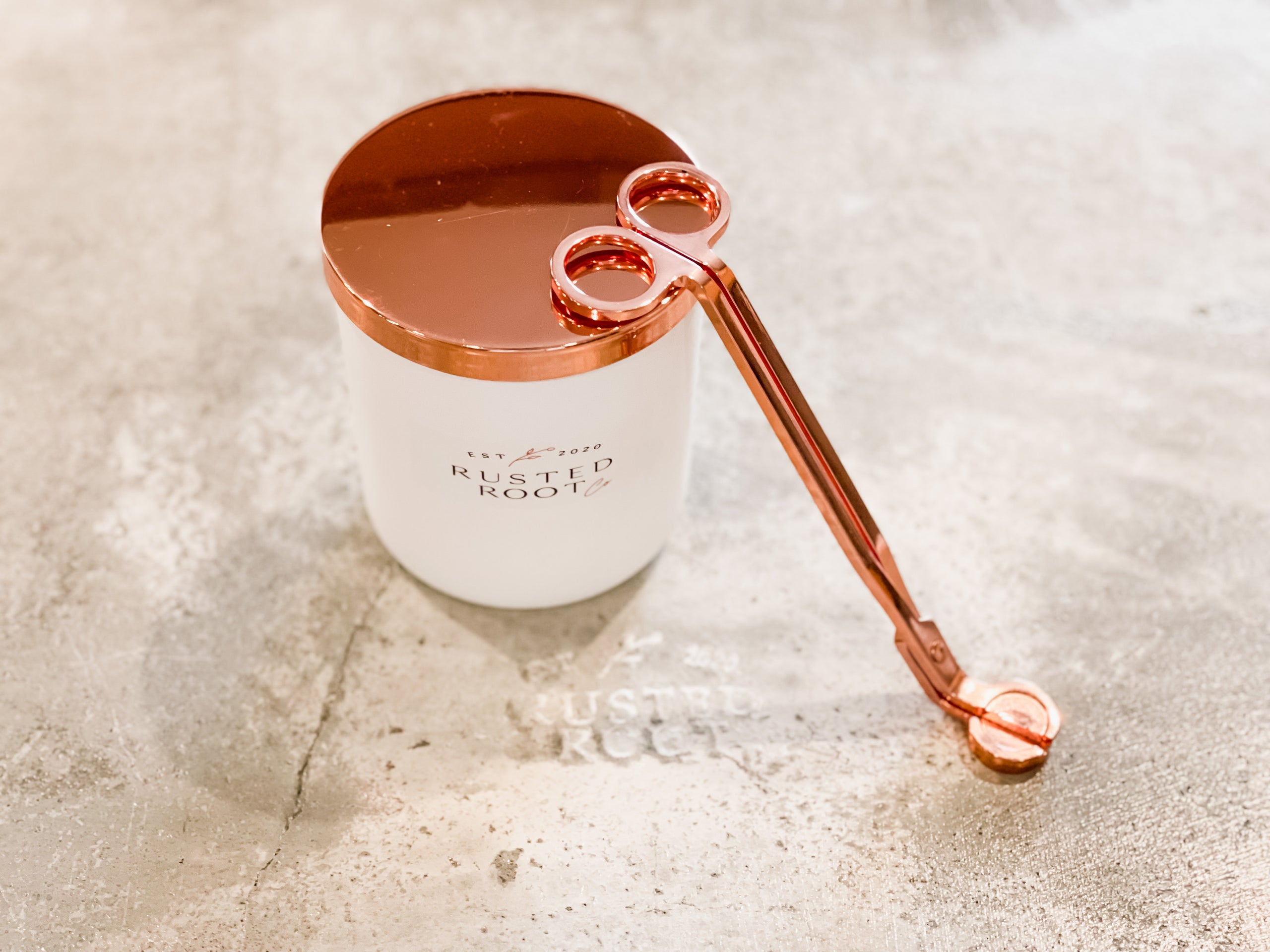 Rose Gold Wick Trimmers Rusted Root Co.